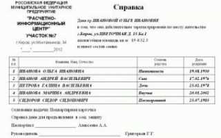 Получение справки с места жительства: что нужно для получения и где можно взять