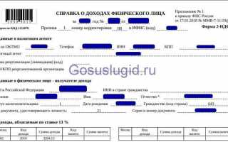 Можно ли заказать справку 2-НДФЛ на Госуслугах
