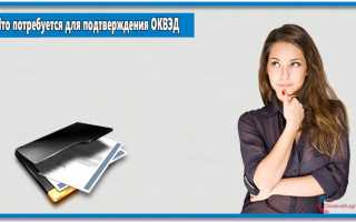 Подтверждение основного вида деятельности в ФСС