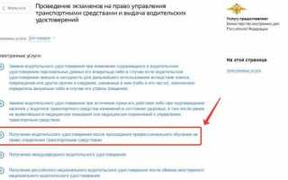 Пошаговая инструкция по замене прав на Госуслугах