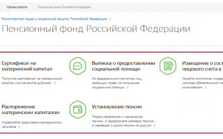 Запись в пенсионный фонд через «Госуслуги»