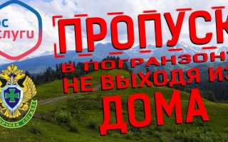 Снова о получении погранпропусков. Но теперь бесплатно и не выходя из дома