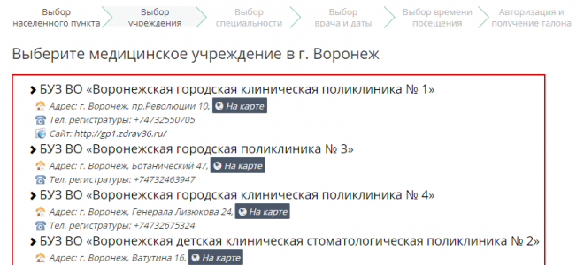 Как записаться на приём к врачу в Воронежской области онлайн?