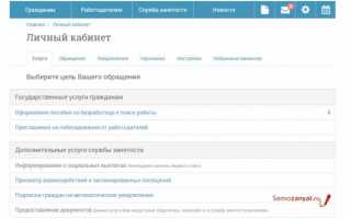 Дистанционная регистрация на бирже труда через портал «Работа в России»