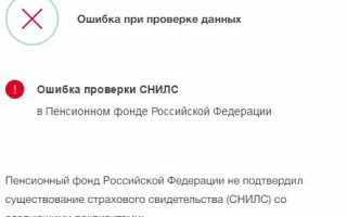 Как проверить СНИЛС и ФИО на соответствие