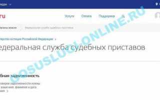 Как записаться к судебным приставам через Госуслуги