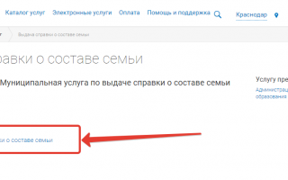 Как получить справку о составе семьи через Госуслуги? (Пошагово)
