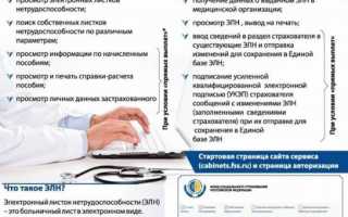 Все функции электронного кабинета страхователя на сайте ФСС