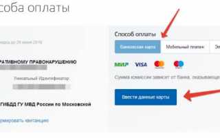 Оплата штрафа ГИБДД через Госуслуги: пошаговая инструкция
