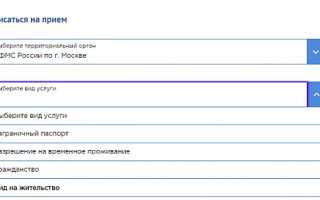 Запись на РВП через интернет