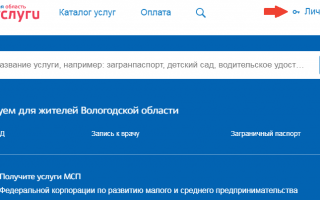 Gosuslugi35.ru — Вход в личный кабинет
