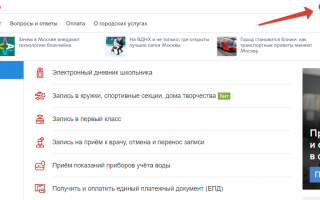 Портал Госуслуг Москвы и области