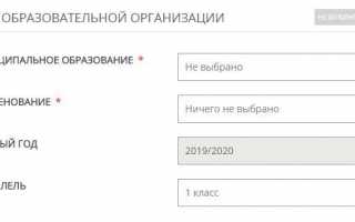 Как записать своего ребенка в первый класс через интернет?
