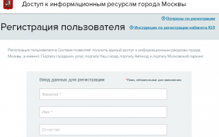 Личный кабинет портала городских услуг города Москвы PGU.mos.ru
