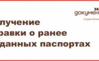Получить Справку О Ранее Выданных Паспортах Через Госуслуги