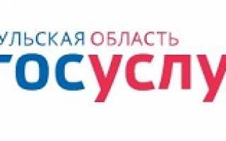 Сайт Госуслуг в г. Тула : регистрация, кабинет, услуги