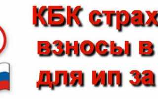 КБК 2017 фиксированные взносы ИП в ПФР и ФФОМС (за себя)