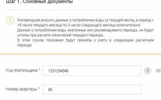 Передать показания счетчиков воды на Мосуслуги Pgu.mos.ru