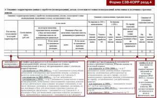 Форма СЗВ-КОРР в 2019 году — инструкция и примеры заполнения