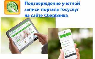 Регистрация личного кабинета Госуслуги через Сбербанк Онлайн